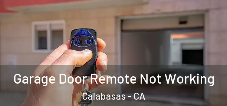  Garage Door Remote Not Working Calabasas - CA